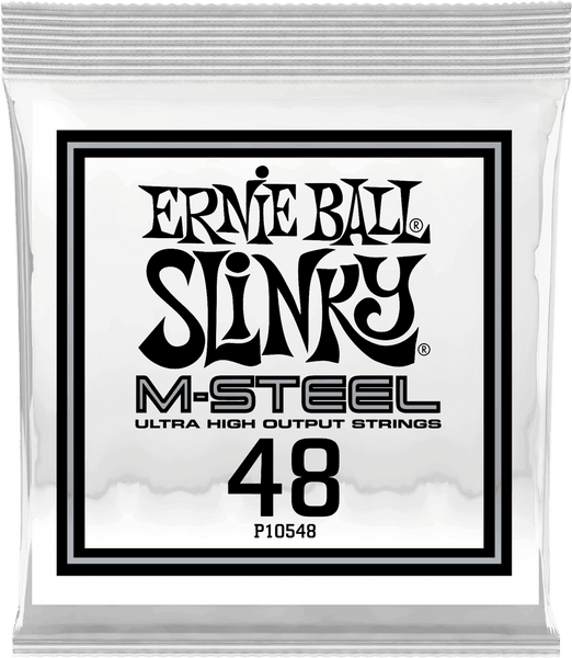 Ernie Ball .048 M-STEEL WOUND ELECTRIC GUITAR STRINGS