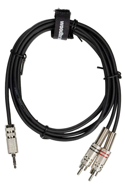 AC20 - Mini Jack Stereo / 2 RCA Male - 1.5 m