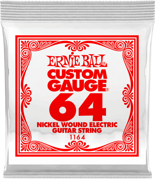Ernie Ball .064 NICKEL WOUND ELECTRIC GUITAR STRINGS