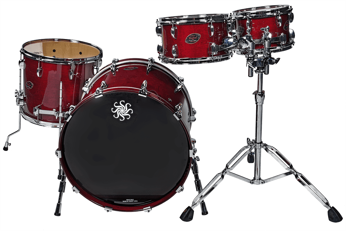 Kit Evolved Maple Standard 22" 4 Drums Wine