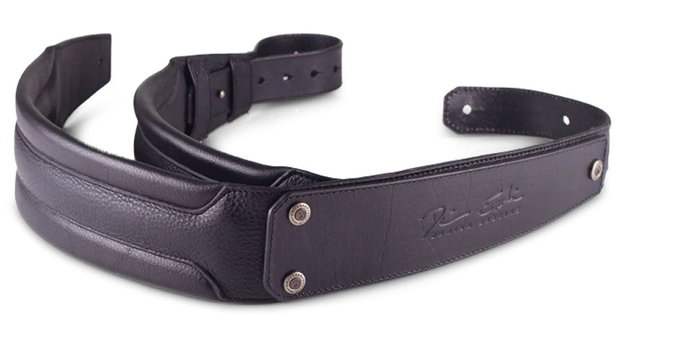 DuoStrap Damian Erskine Signature Double shoulder strap premium leather - Black