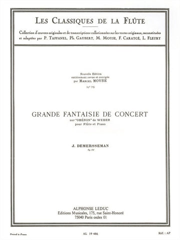 Demersseman: Grande fantaisie de concert op. 52