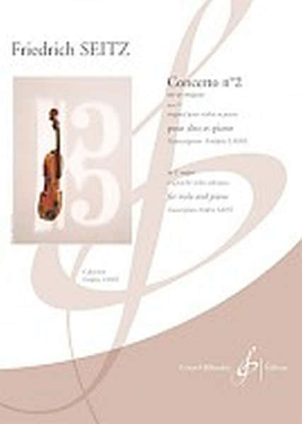 Billaudot Seitz Friedrich - Concerto N°2 Op.13 Ut Majeur - Alto & Piano