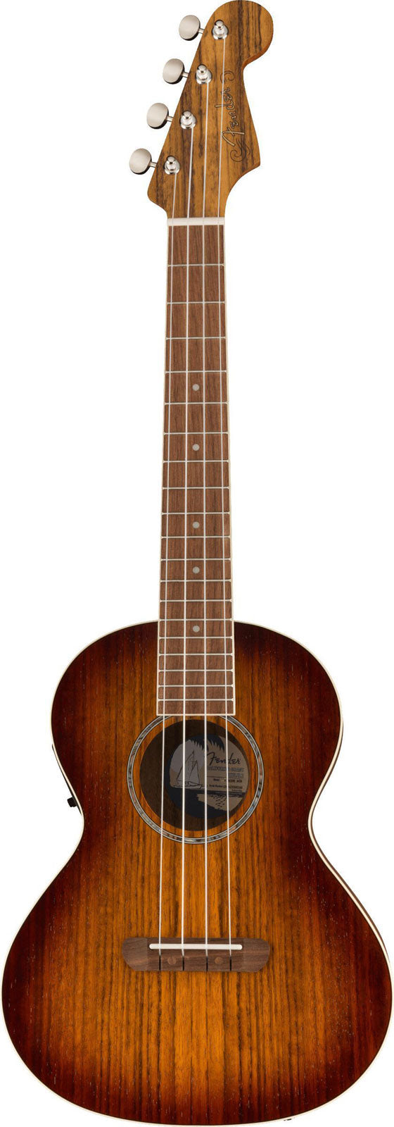Tenor Uke Rincon WN Aged Cognac Burst