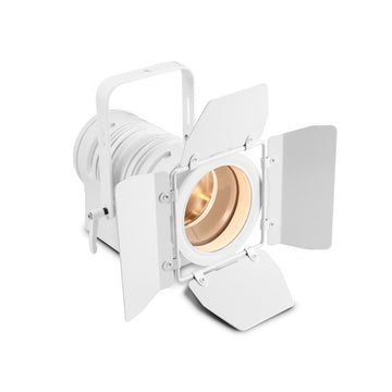 TS 40 WW WH - THEATER SPOTLIGHT WITH CONVEX CONVEX LENS AND 40 W WARM WHITE LED WHITE HOUSING
