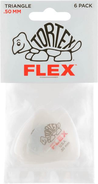 Dunlop 6 x 0,50mm Tortex Flex Triangle