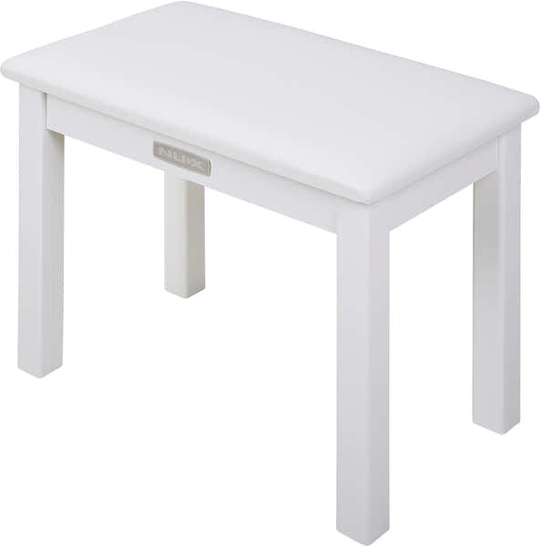 Nux White WOODBENCH Keyboard Bench