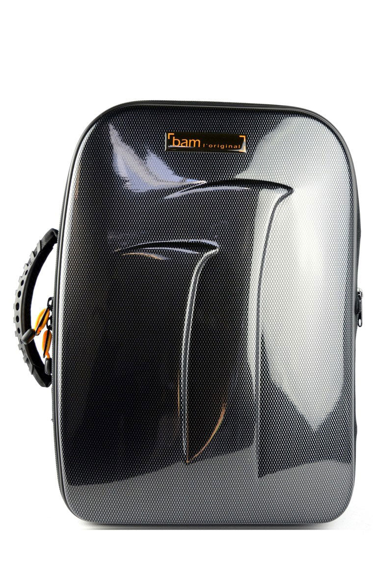 Bb Clarinet Case + Music Stand New Trekking - Black Carbon