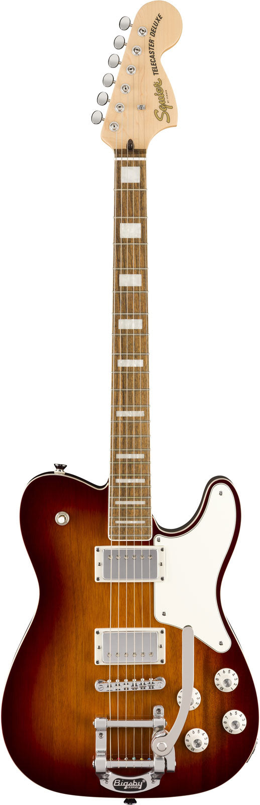 Telecaster Paranormal Troublemaker Deluxe Bigsby, LRL Honey Sunburst