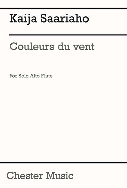 Chester Music Couleurs Du Vent For Alto Flute