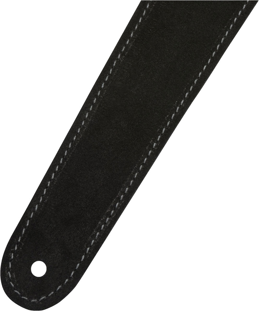 2" Suede Strap Black/Gray Reversible