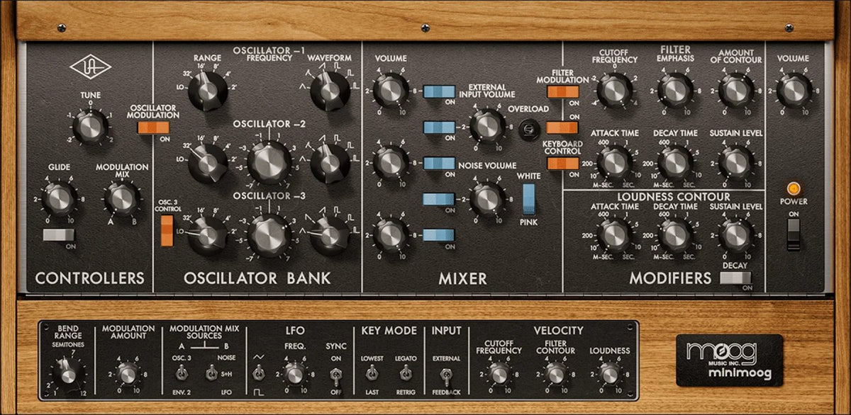 Universal Audio UAD Moog Minimoog