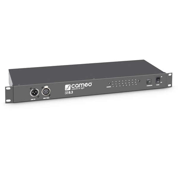 Cameo SB8.3 - SPLITTER - 8 CHANNEL DMX BOOSTER (3 POINT XLR)