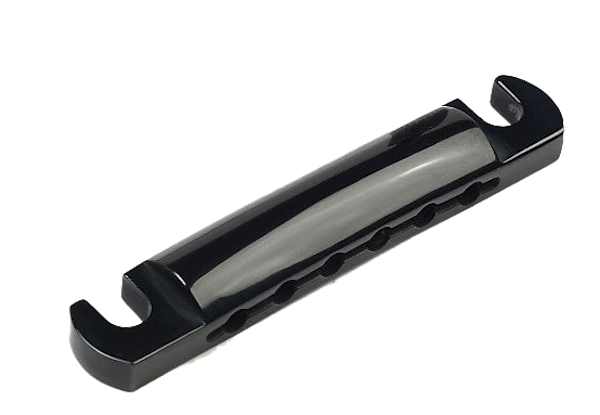 PARTS STOP BAR TAILPIECE BLACK CHROME