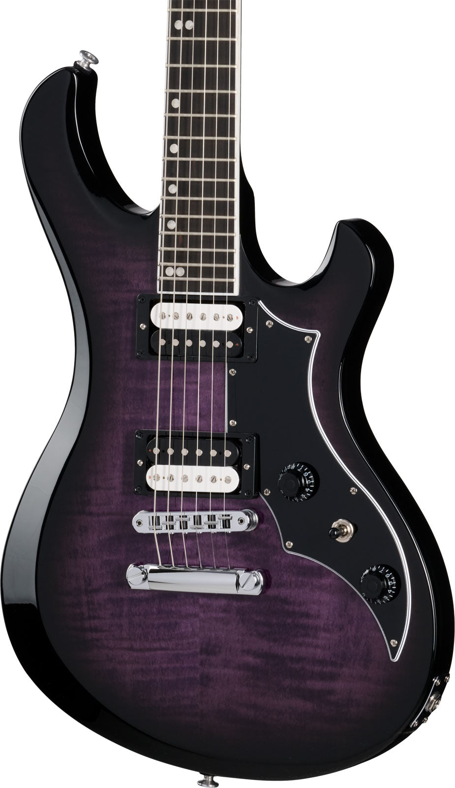 Victory Figured Top Dark Purple Burst Modern