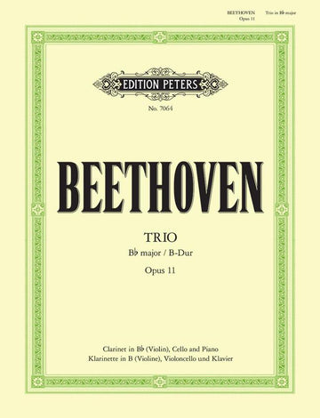 Beethoven Ludwig Van - Trio In B Flat Op.11 - Clarinet(s) And Other Instruments
