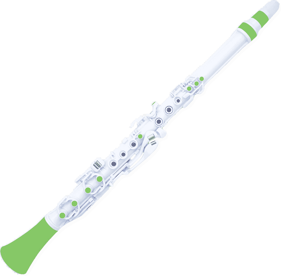 CLARINEO WHITE AND GREEN