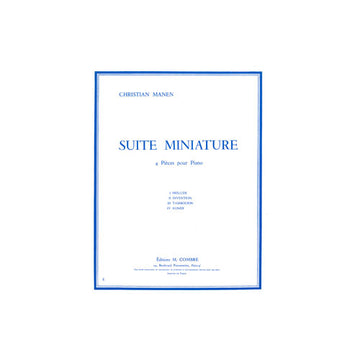 Manen - Suite Miniature (4 Pièces) - Piano