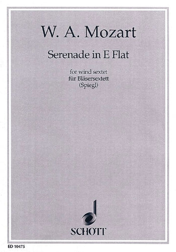 Moz W.A. - Serenade In E Flat Major Kv 375 - 2 Clarinets 2 Horns And 2 Bassoons