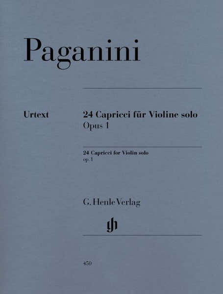Paganini N. - 24 Capricci Op. 1 (notated And Annotated Version)