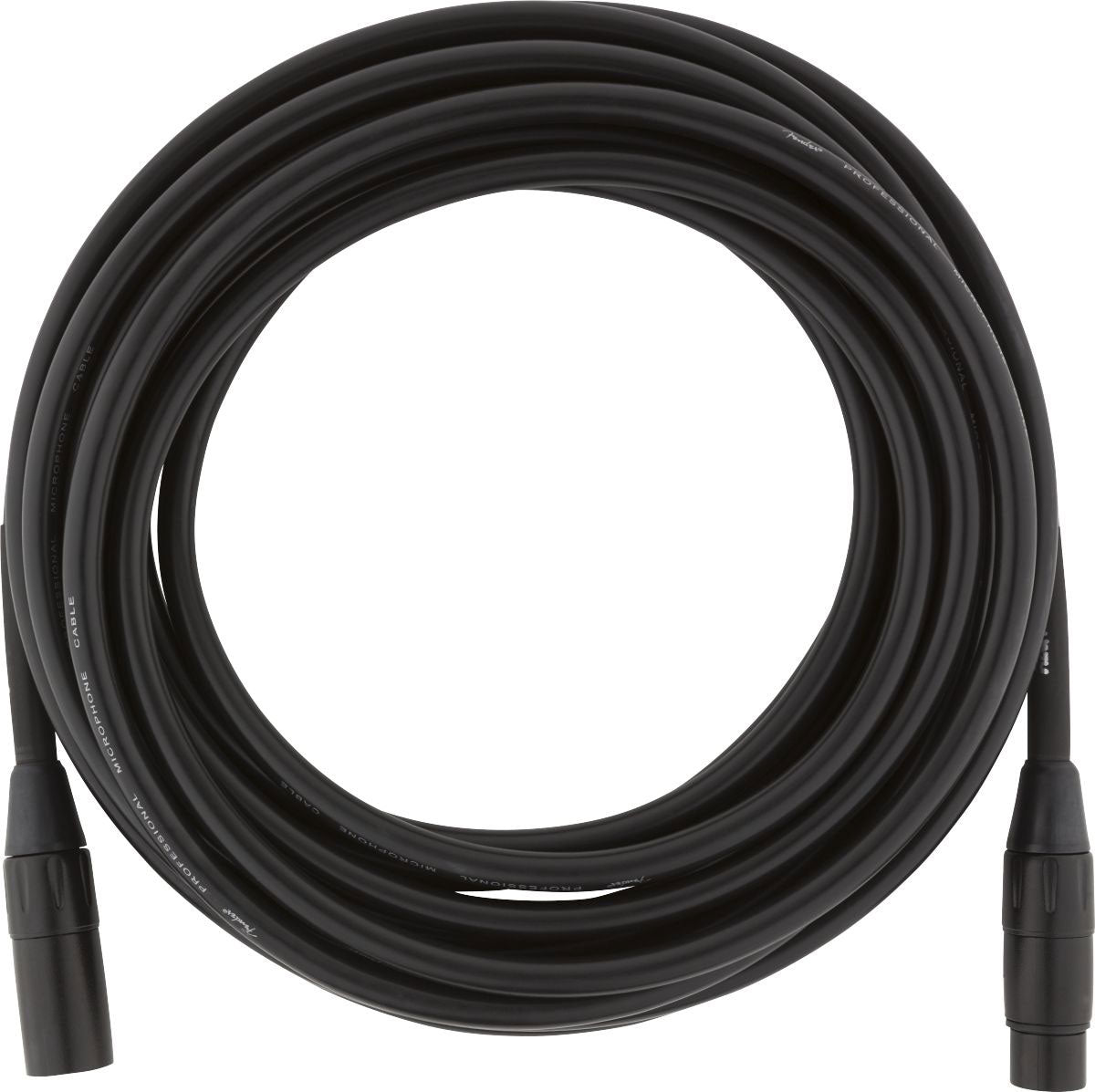 PROFESSIONAL MICROPHONE CABLE 25' BLACK