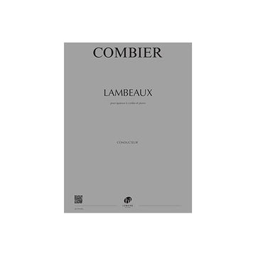 Combier - Lambeaux - Quintette Avec Piano