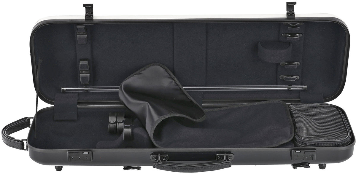 AIR ANNIVERSARY VIOLIN CASE BLACK/WHITE WITH SIDE HANDLE