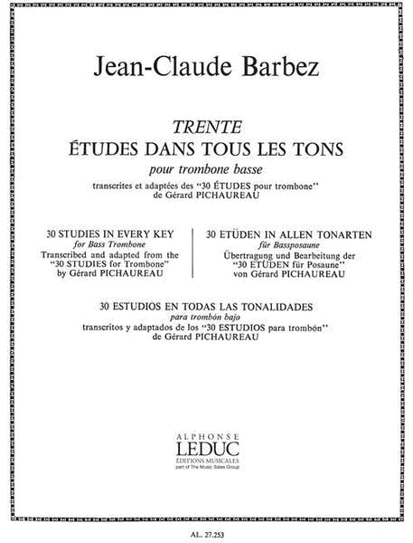 30 Etudes Dans Tous Les Tons