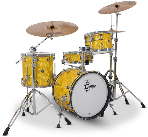 Gretsch Drums shell set Catalina Club Yellow Satin Flame
