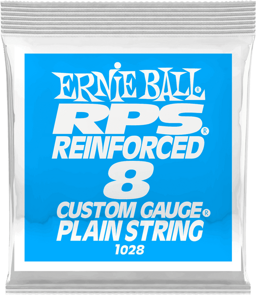 .008 RPS REINFORCED PLAIN ELECTRIC GUITAR STRINGS