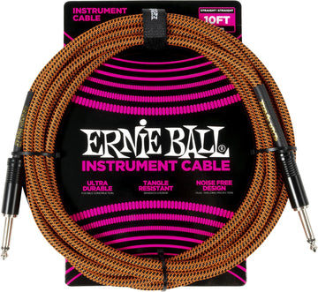 Braided 3m Orange and Black