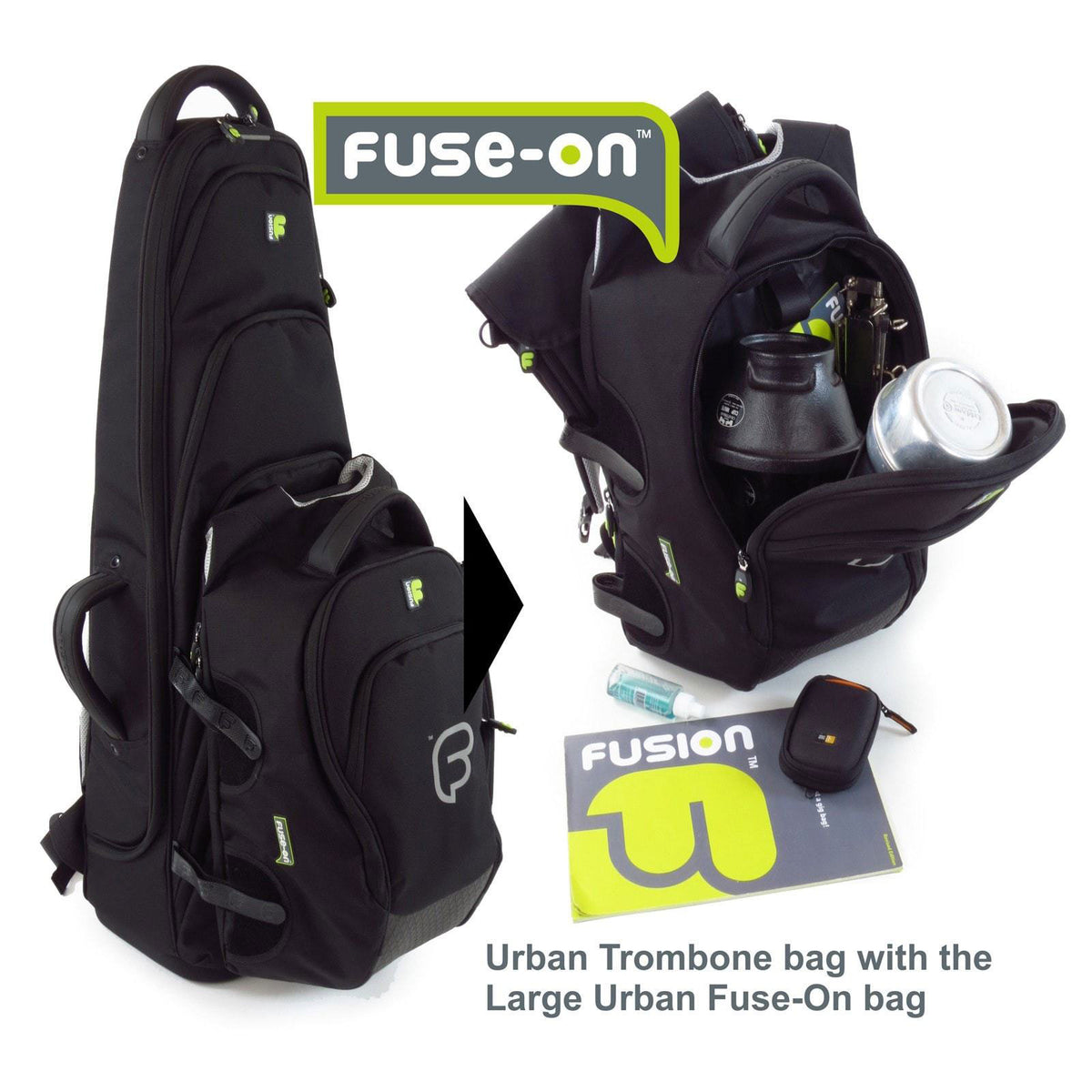 UA-03-BK URBAN LARGE FUSE-ON BAG LBACK