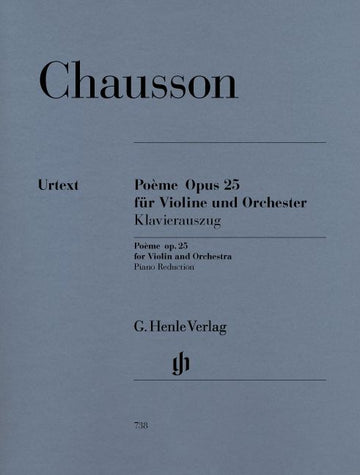 Chausson E. - Poeme For Violin And Orchestra Op. 25
