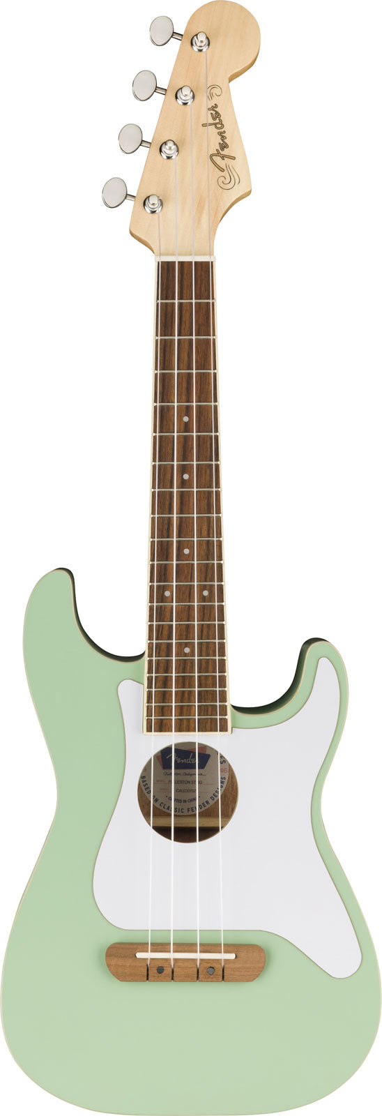 Stratocaster Fullerton Uke WN Surf Green