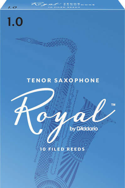 Rkb1010 - Rico Royal Tenor Saxophone Reeds Strength 1.0 Pack Of 10