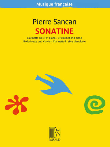 Sancan Pierre - Sonatine - Clarinette et Piano