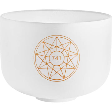 Crystal Singing Bowl Sonic Cristal 10" 741 Hz