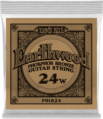 .024 EARTHWOOD PHOSPHOR BRONZE ACOUSTIC GUITAR STRINGS