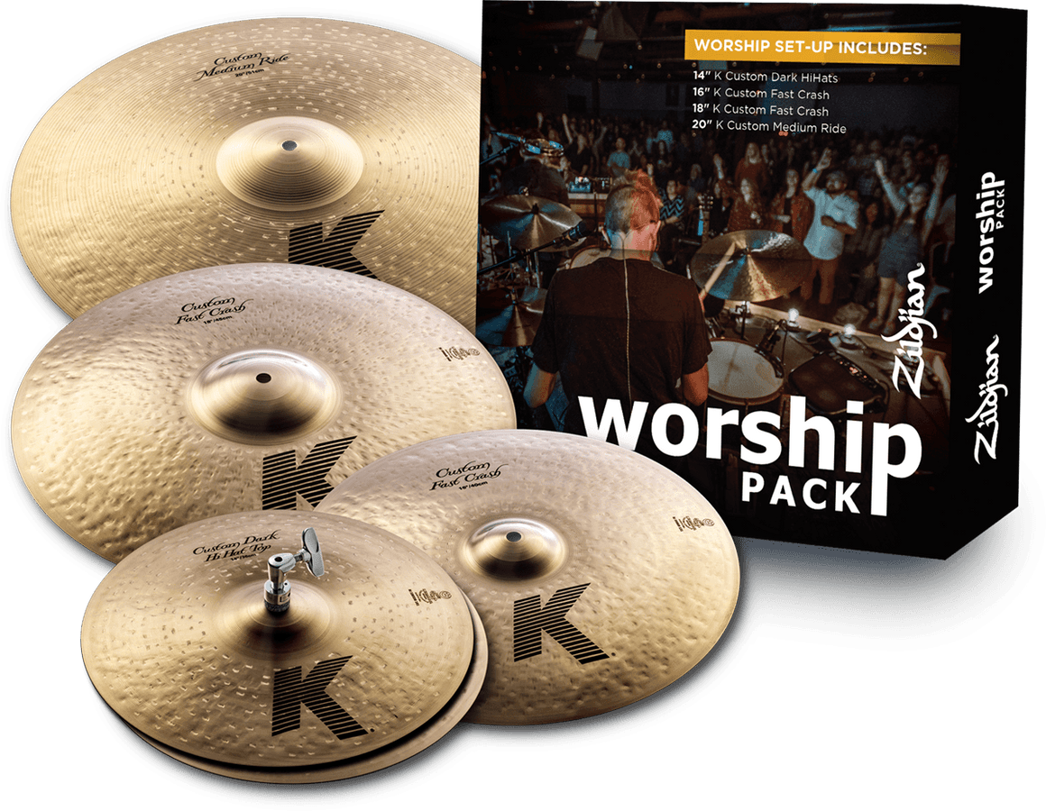KC0801W - CYMBALS SET WORSHIP SERIE K CUSTOM