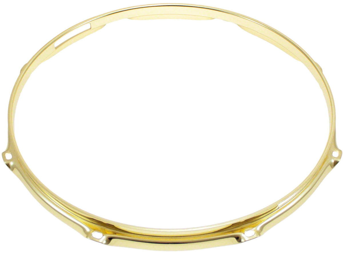 H30-13-8SBR - 13" 8 Holes Snare Side Brass 3.0mm Super Triple Flange Drum Hoop