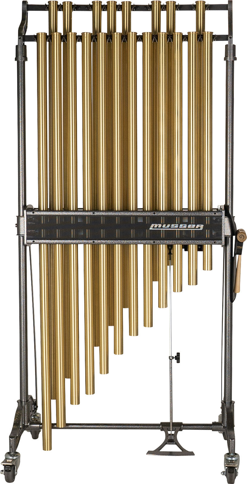 M665B - Symphonic Chimes Satin Brass Finish 1.5 octaves