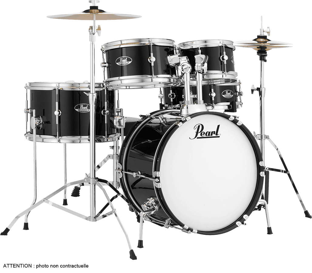 ROADSHOW JUNIOR 16 JET BLACK + SOLAR CYMBALS