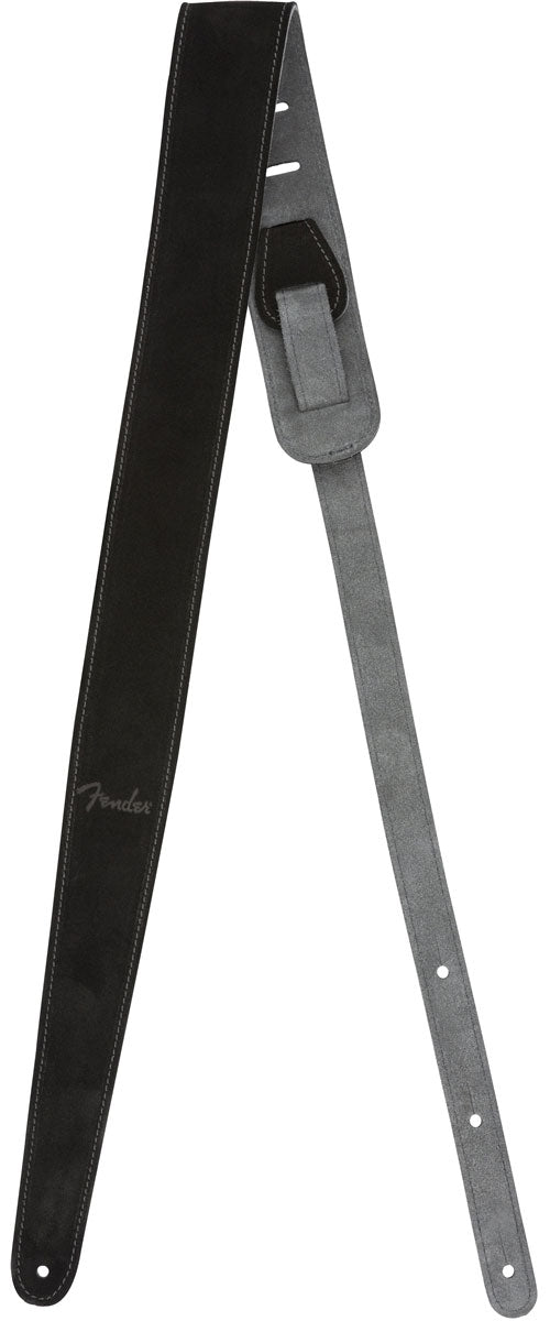 2" Suede Strap Black/Gray Reversible
