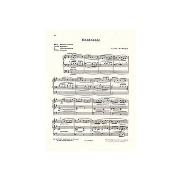 Niverd - Pastorale - Orgue