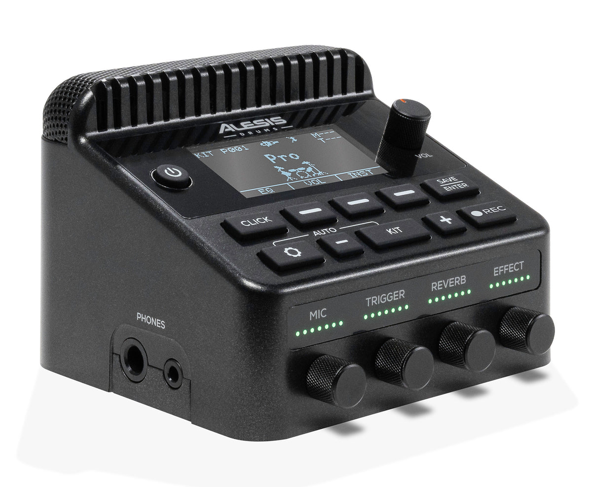 All-in-one recording and streaming module for acoustic drums, USB-C