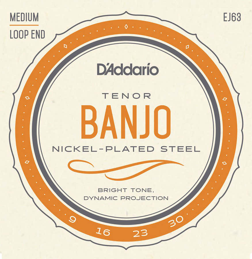 EJ63 TENOR BANJO STRINGS NICKEL 9-30