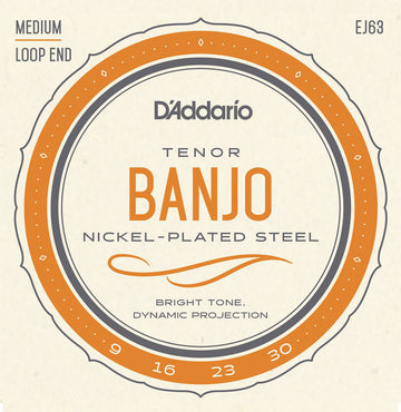 EJ63 TENOR BANJO STRINGS NICKEL 9-30
