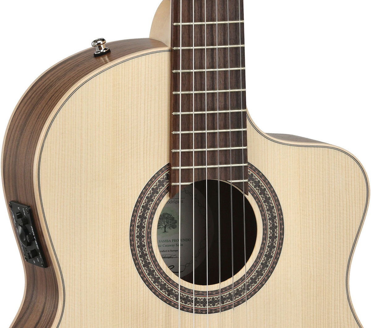 Samba Ecología Deep Cutaway, truss rod