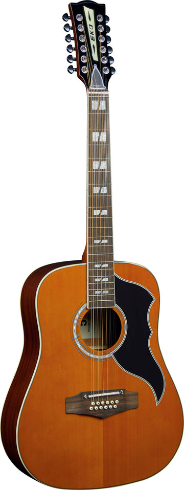 Ranger XII EQ Vintage Reissue Dreadnought Natural Top Stained