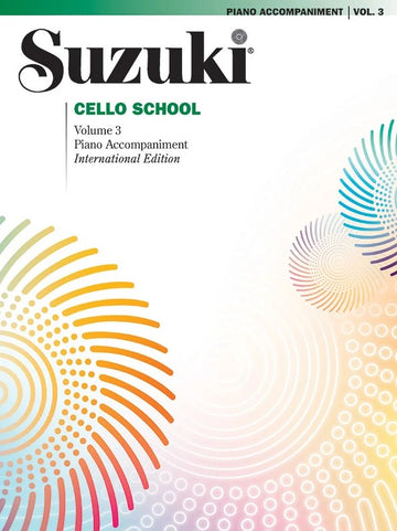 Suzuki - Cello School Vol.3 - Accompagnement De Piano